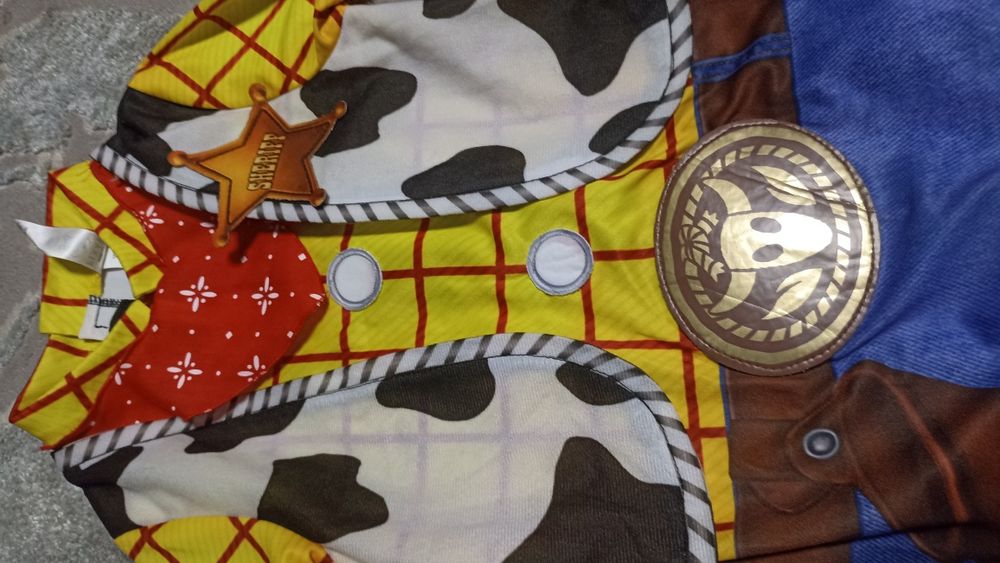 Przebranie Toy Story Chudy 5-6 lat + kapelusz Disney