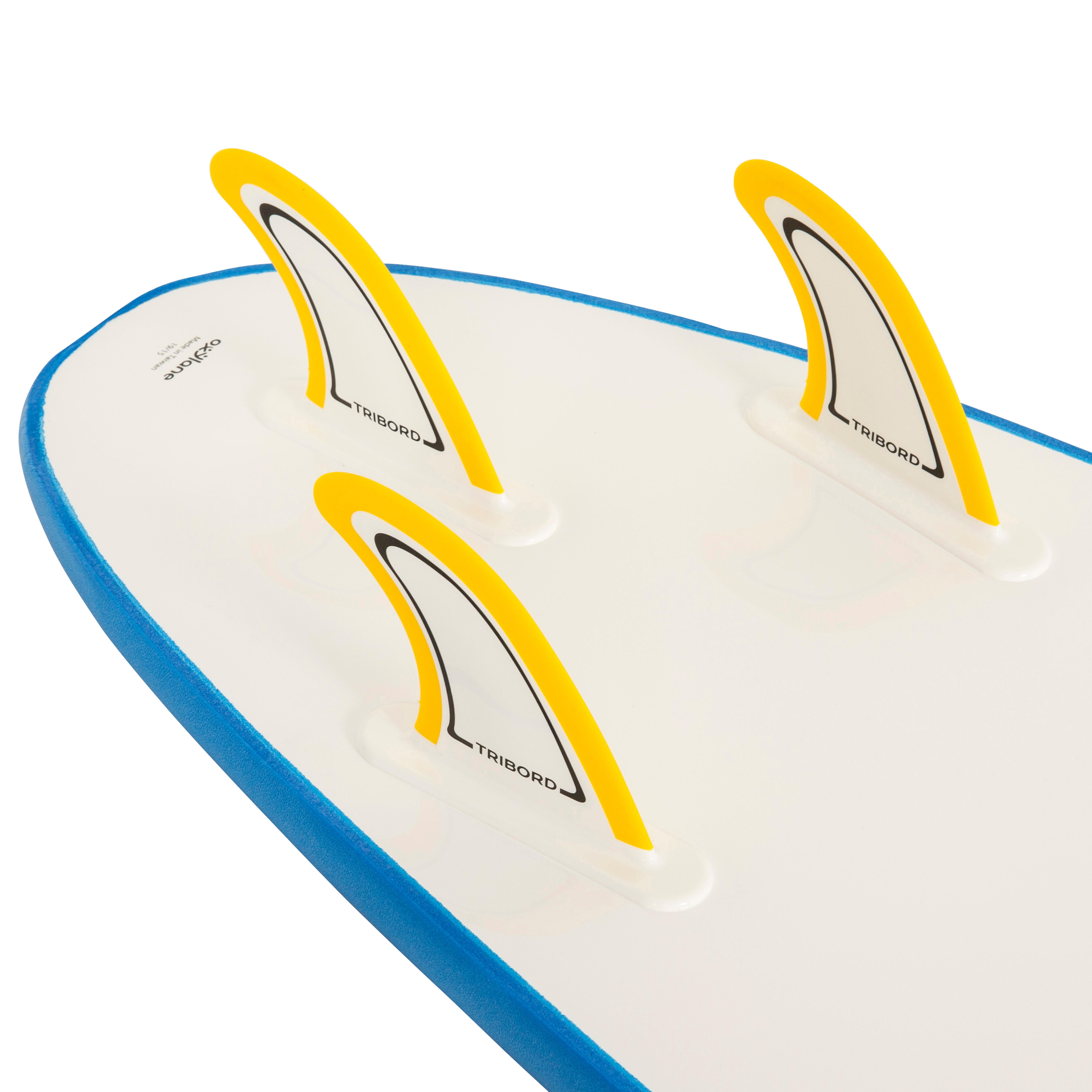 Prancha de SURF 100 espuma 6" fornecida com leash.