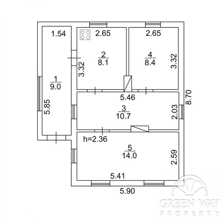 Чапаївка-Будинок з виходом до річки + ділянка 10 соток