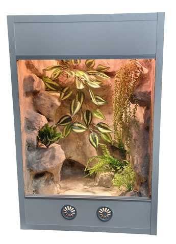 Terrarium  dla gekona  orzęsionego na zamówienie 40x40x60