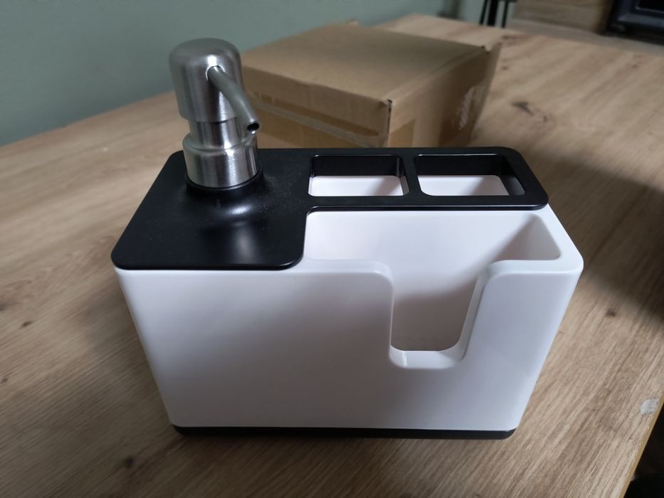 DUOER Wielofunkcyjny Dozownik mydła płynu Organizer łazienkowy