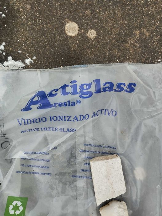 Vidro ionizado para filtro