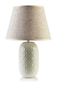 Lampa Lampka ceramiczna kremowa h39cm. HTLA8584