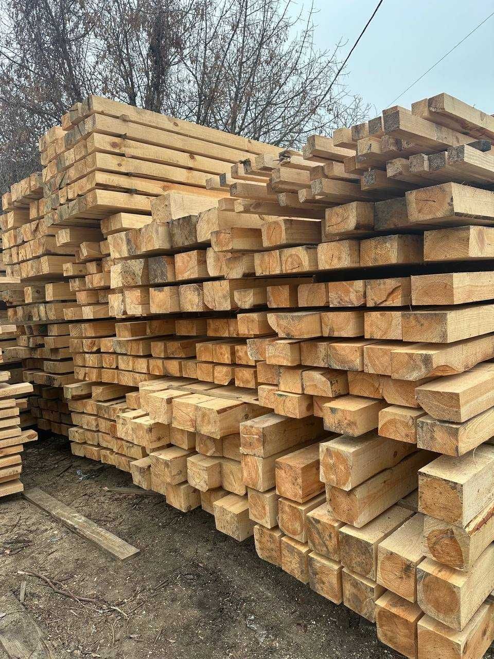 Стропила, мурлат, контр-рейка. Дошка, брус свіжопил від 3 до 8 метрів