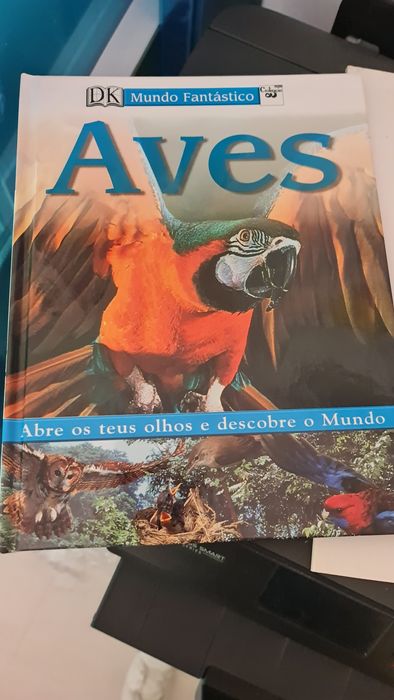 Conjunto de 2 livros sobre Aves