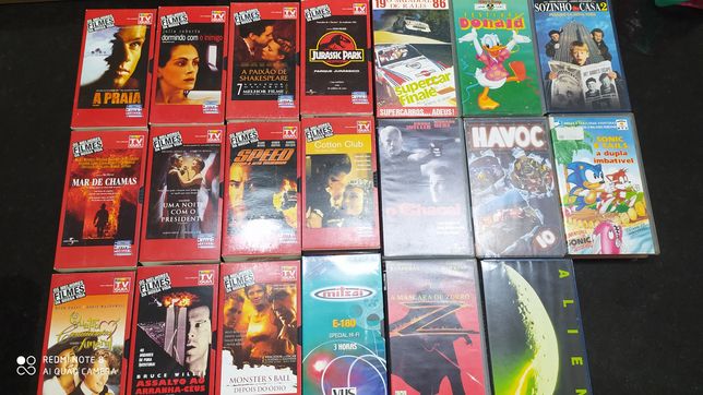 Filmes em Cassete VHS (originais)