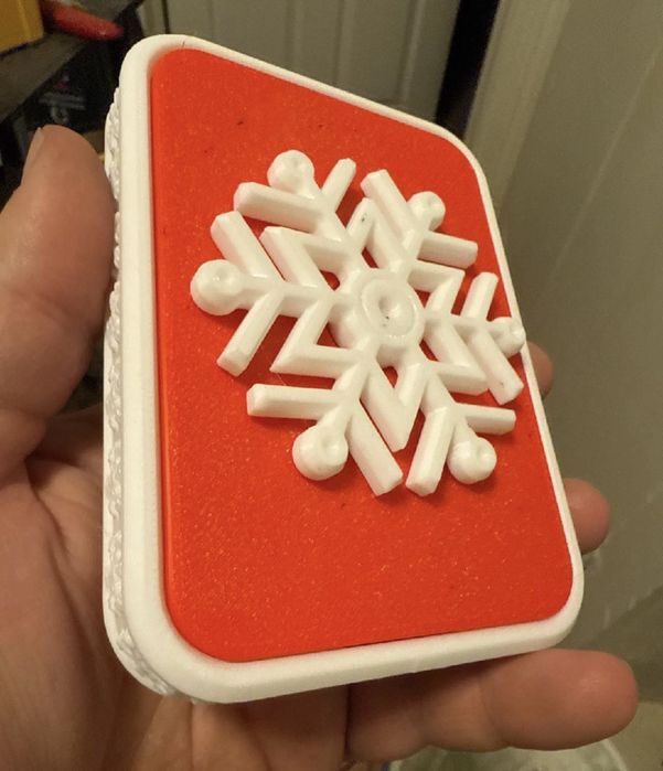 Tesouro de Natal - caixa presente para cartões ou notas