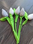 Tulipany ręcznie robione 5 szt.