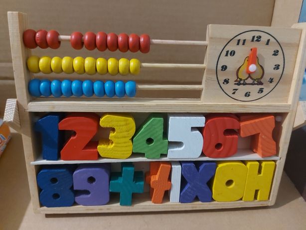 Детский набор деревянные счёты деревянные игрушки