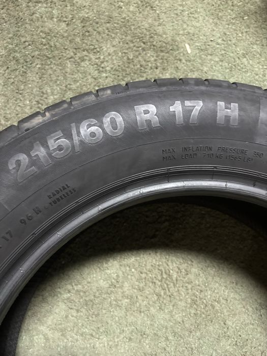 4x 215/60R17 96H CONTINENTAL CONTIECOCONTACT 5 opona letnia