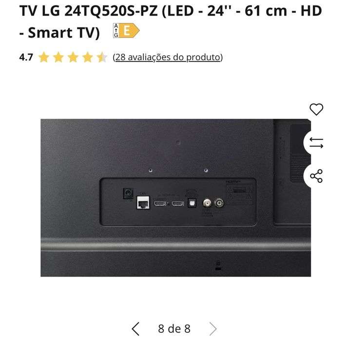 Televisor marca LG
