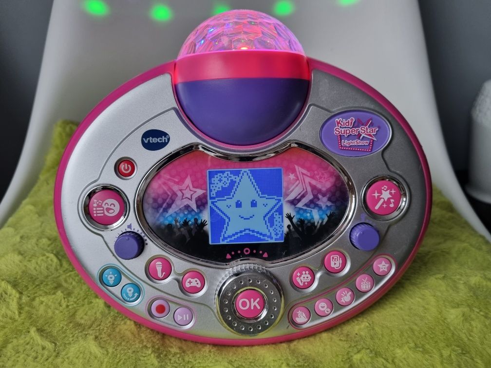 Vtech karaoke projektor zabawka grająca interaktywna