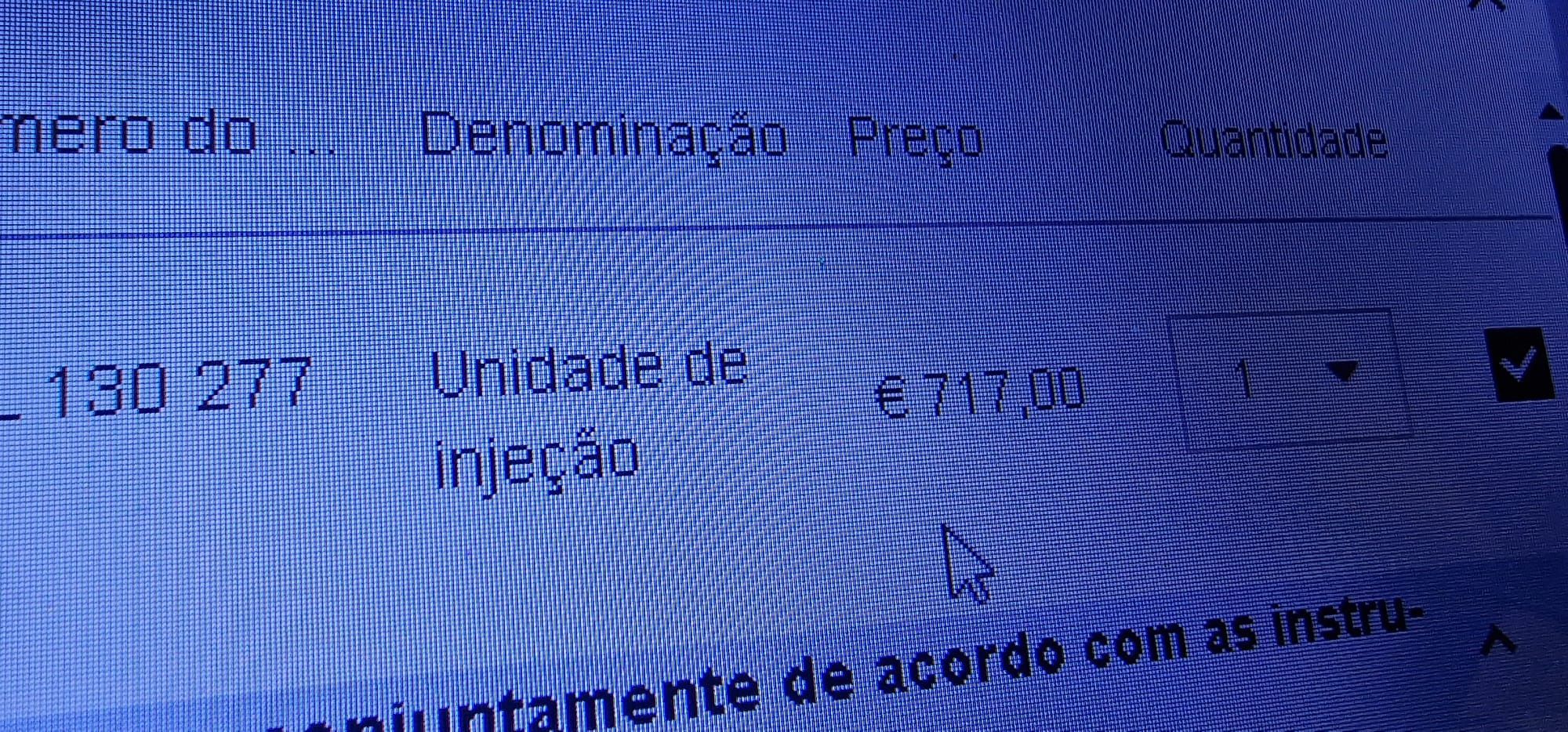 Injectores originais 2.0 TDI Referência : 04L 130 277 AC