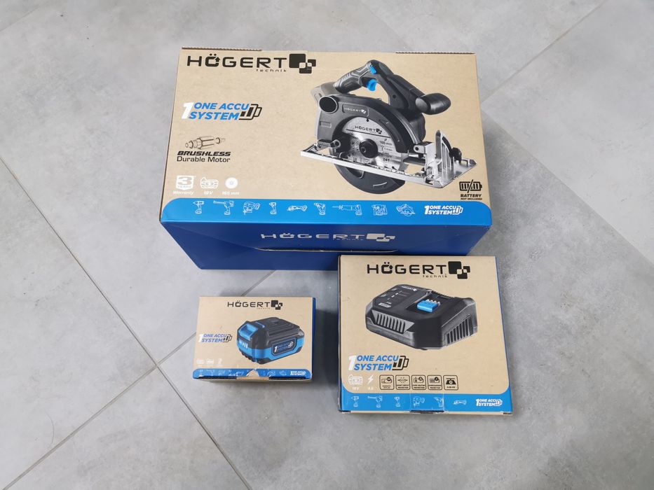 Nowa pilarka akumulatorowa 18v HOGERT HT2E235-0CS