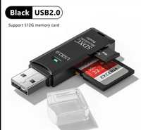 Czytnik kart pamięci SD/microSD USB 2.0