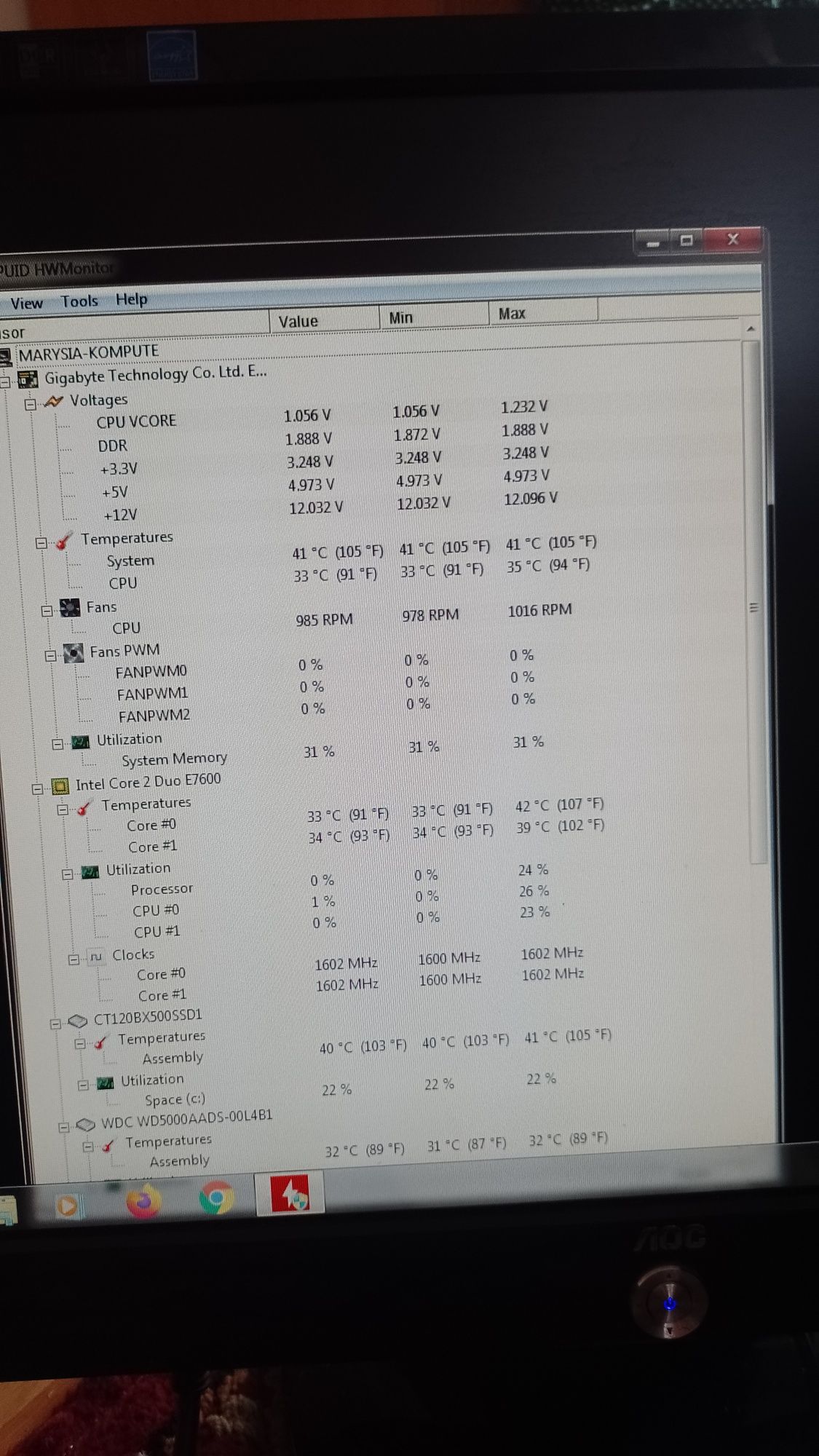 Zestaw komputerowy core 2 Duo