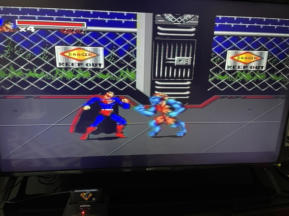 The Death And Return Of Superman PAL Sega Mega Drive