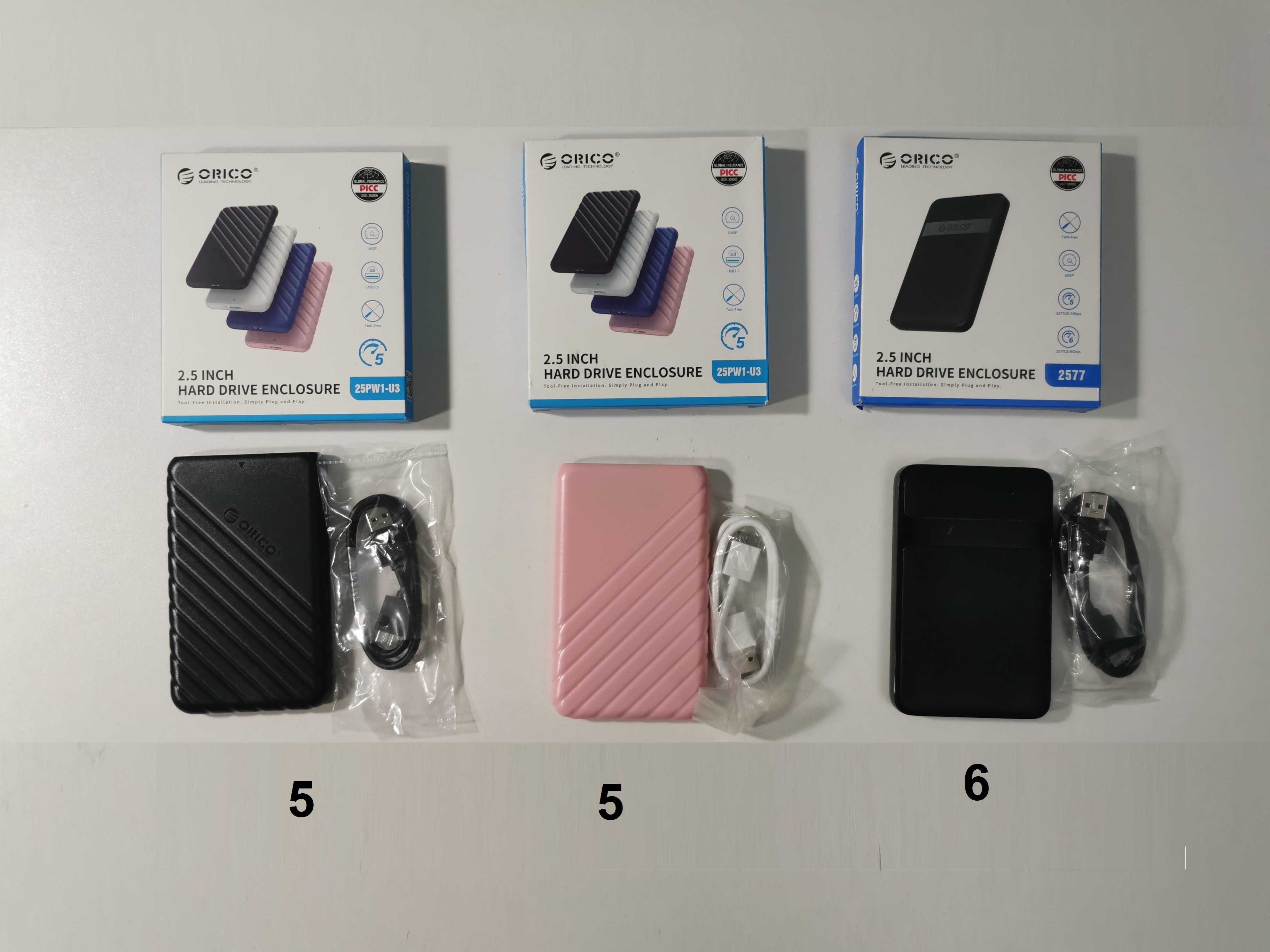Зовнішня кишеня 2.5 USB 3.0 / TypeC Uthai  карман опт