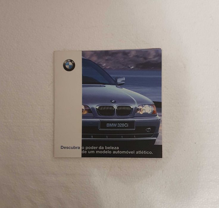 Pequeno Catálogo desdobrável do automóvel BMW Série 3 Coupé - 1999/00
