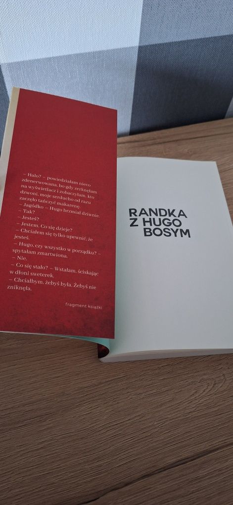 Książka Randka z Hugo Bosym Agnieszka Lingas-Łoniewska