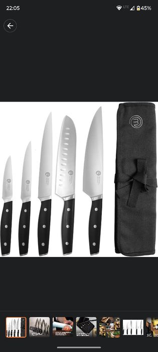 Zestaw noży Masterchef 6 sztuk w etui