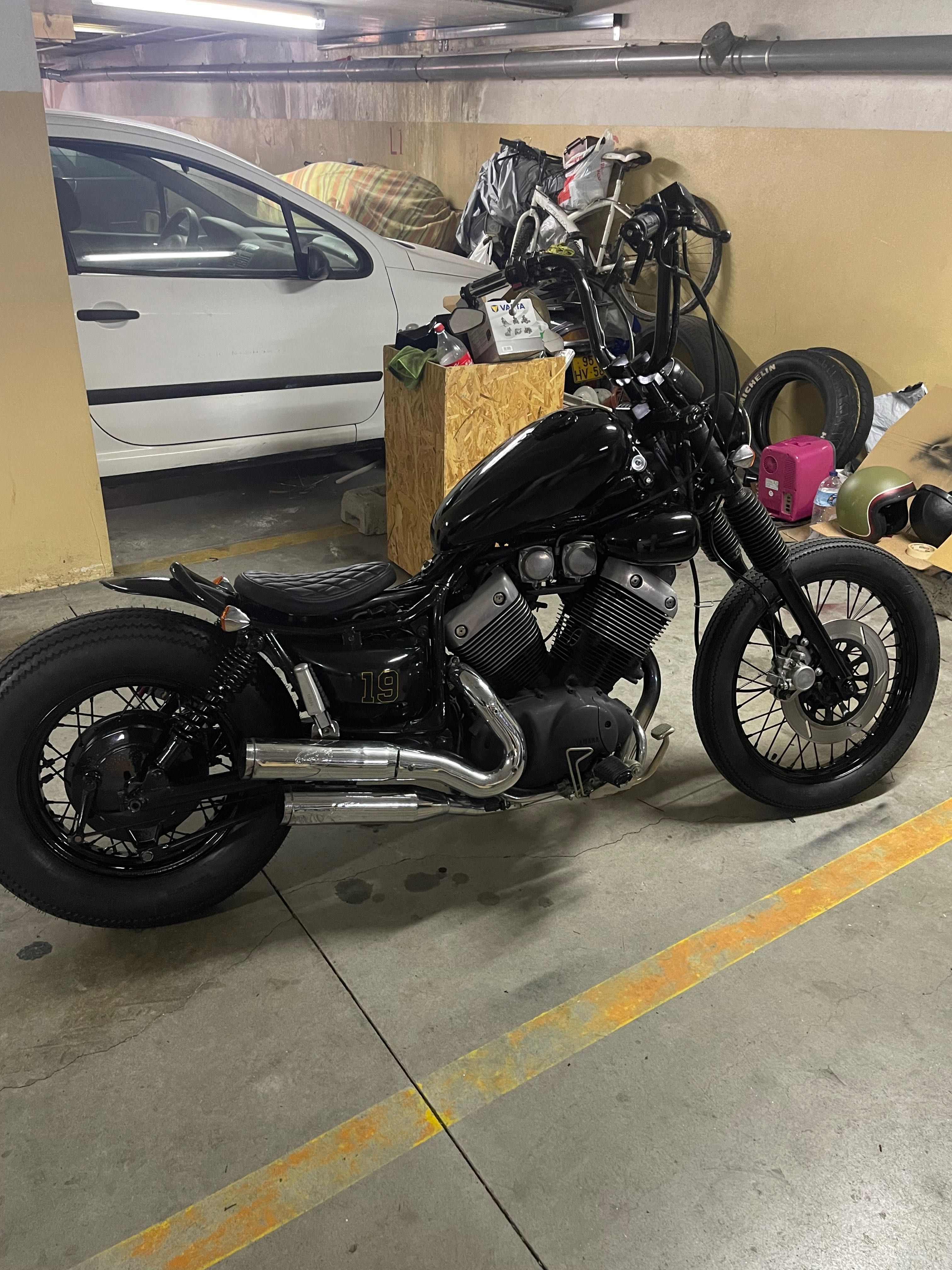 Troco por outra mota, virago 535 bobber.