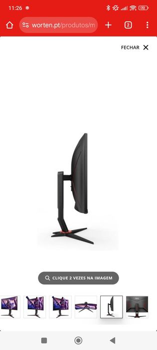 Monitor Curvo AOC C27G2U/BK VA 27" FHD 16:9 165Hz FreeSync
