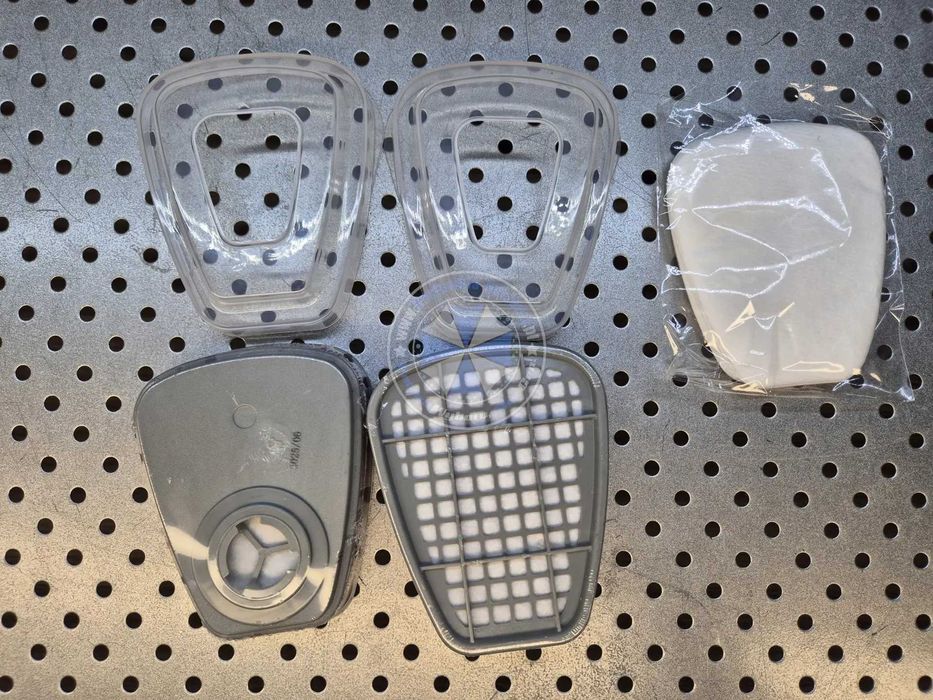 Maska lakiernicza + filtry półmaska ochronna maska przeciwpyłowa