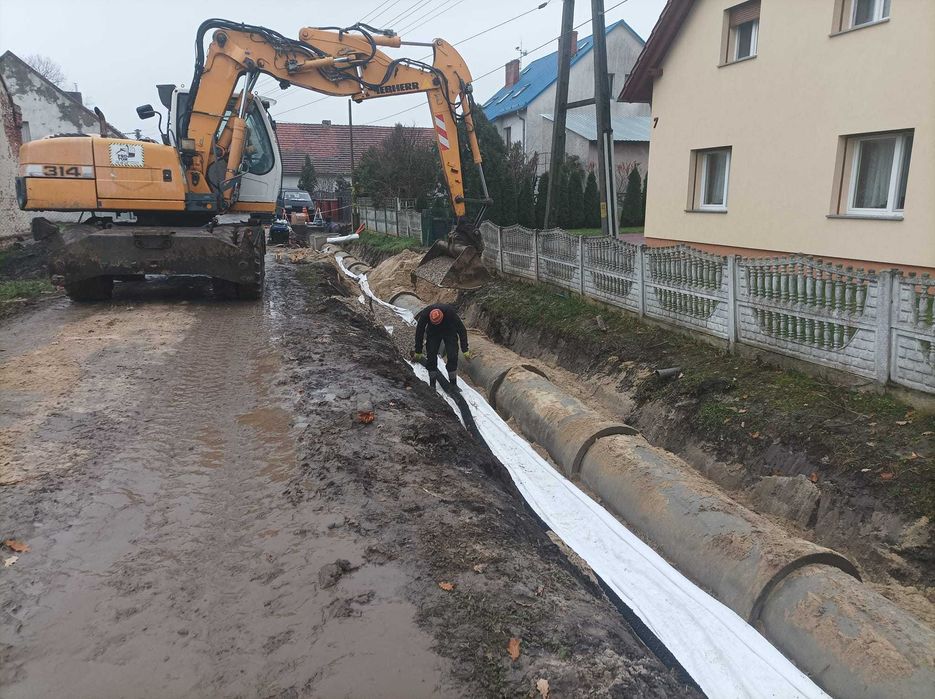 Melioracje, niwelacja terenu,woda, kanalizacja, odwodnienia, wykopy