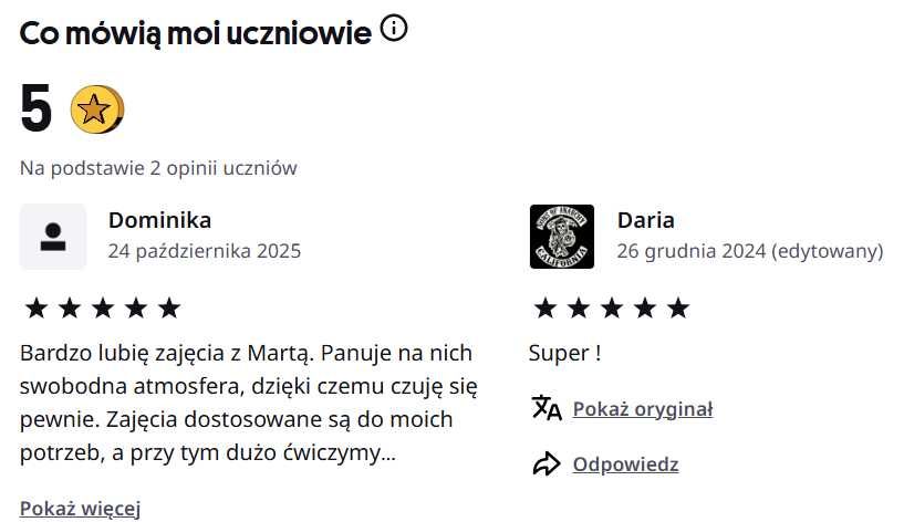 Nauka j. angielskiego dla nastolatków, studentów i dorosłych