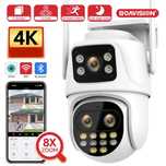 BOAVISION 12МР 8ZOOM ICsee ONVIF уличная поворотная Wi Fi камера