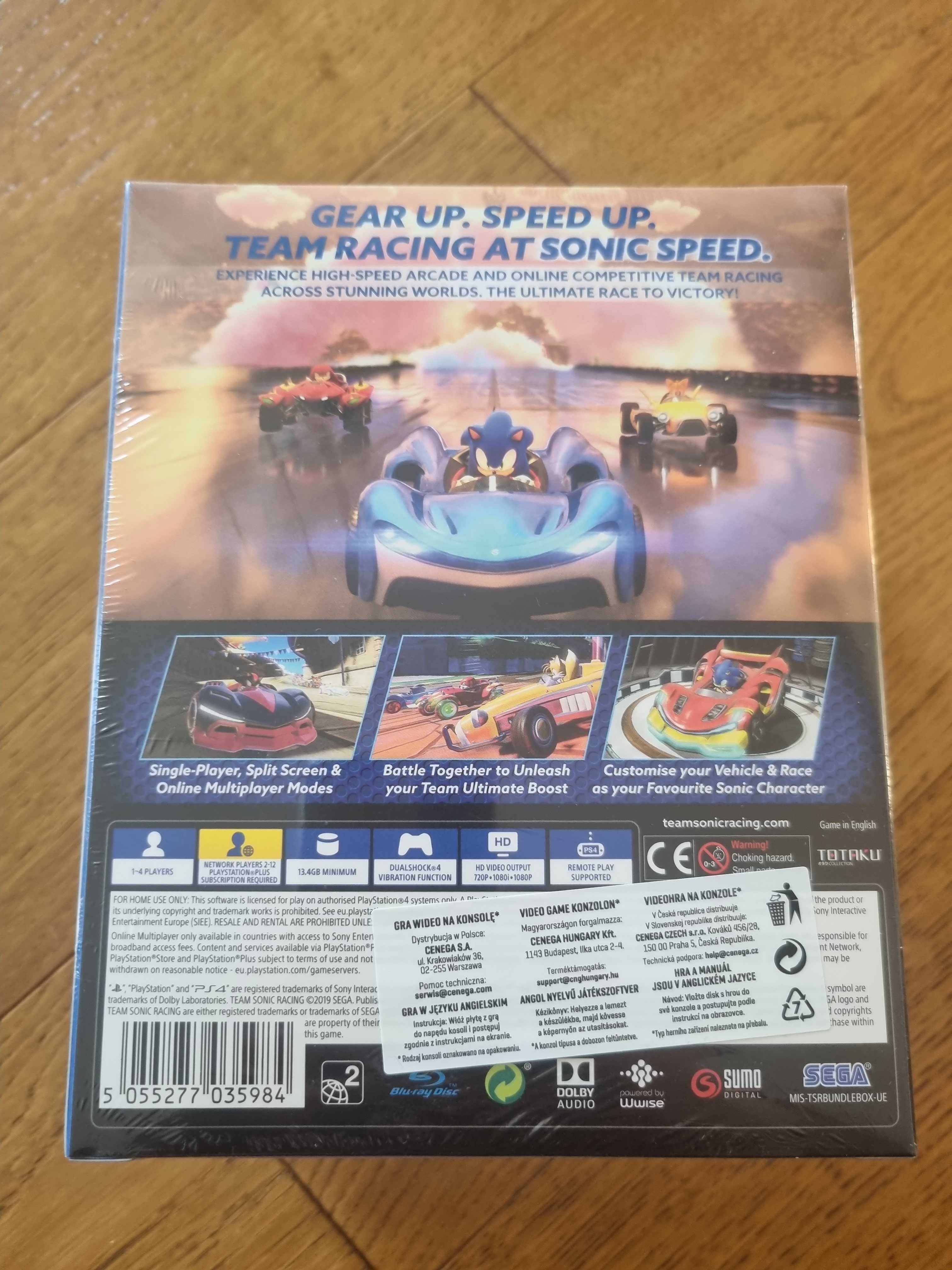 Sonic team racing edycja kolekcjonerska PS4
