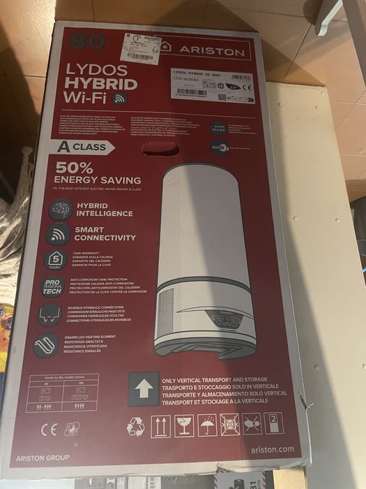 NOVO! Termoacumulador ARISTON LYDOSH WIFI 80