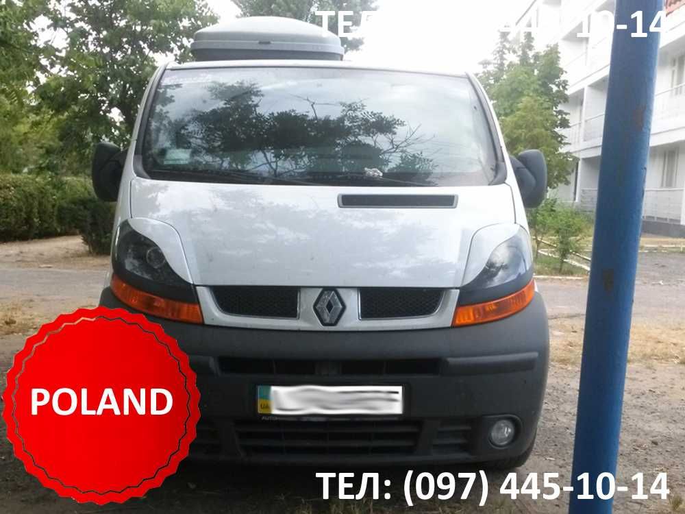 Спойлер, реснички, козырек Renault Trafic 2001-2014 / Рено Трафик