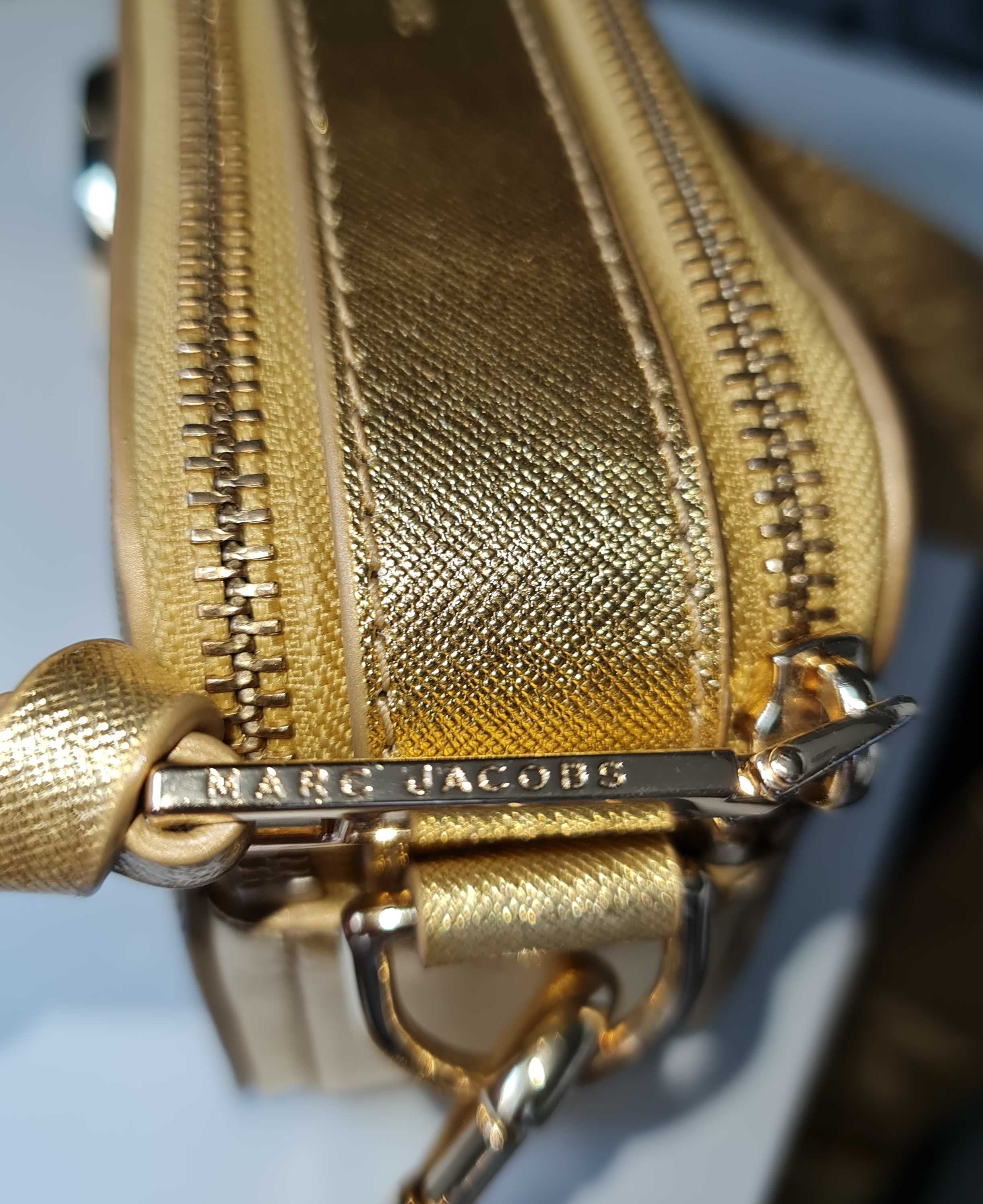Torebka MARC JACOBS zlota model flagowy