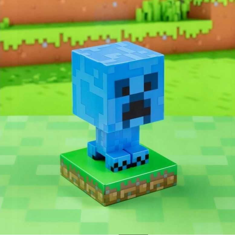 Mini lampka Minecraft Creeper lampka nocna Icon 3D