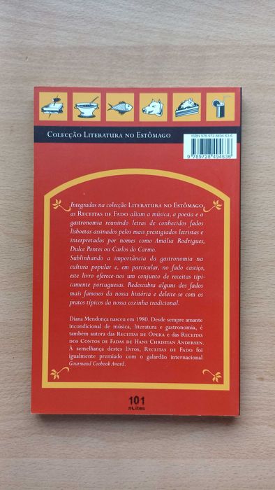 Livro "Receitas de Fado" de Diana Mendonça
