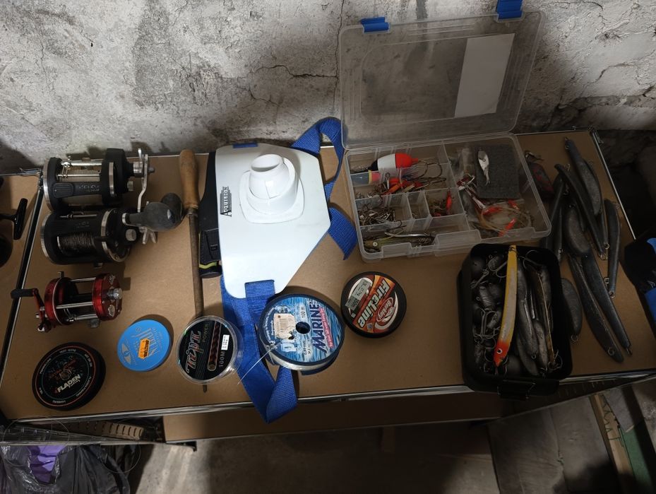 Sprzedam lub zamienię sprzęt wędkarski  morski