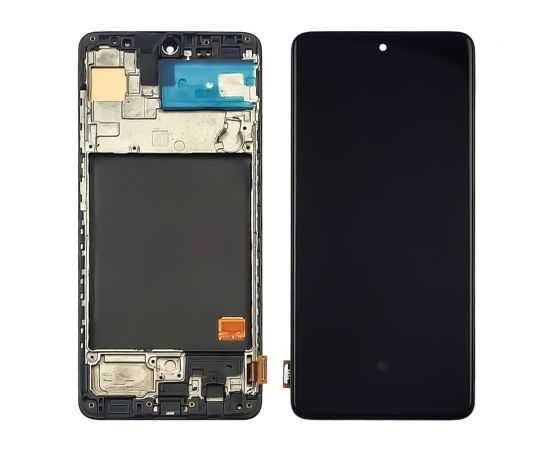 Дисплей с рамкой Samsung A51 OLED / Екран + тачскрин / Экран в сборе