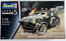 Pojazd wojskowyGerman command Armoured model do sklejania Recell 03335