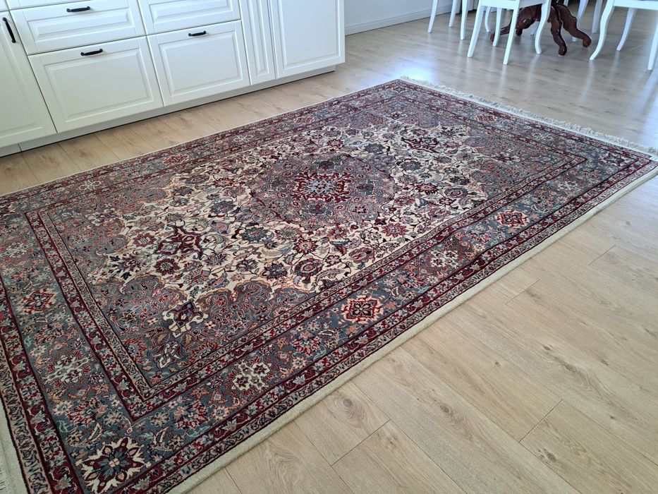 Elegancki Dywan Turkmen 195x285cm Ręcznie tkany wełniany .