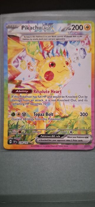Karta Pikachu EX (SSP 238)