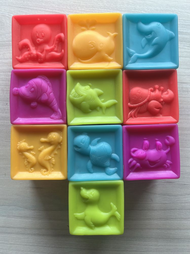 Кубики гумові для дітей