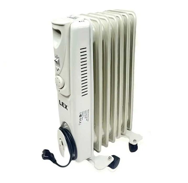 Масляний обігрівач 1500Вт LEX LXHY-15G1 економний оливний нагрівач