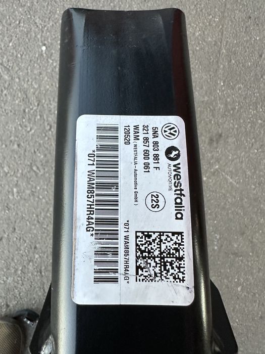 Фаркоп форкоп вольсваген тігуан 2 volkswagen Tiguan 2 2016 рік