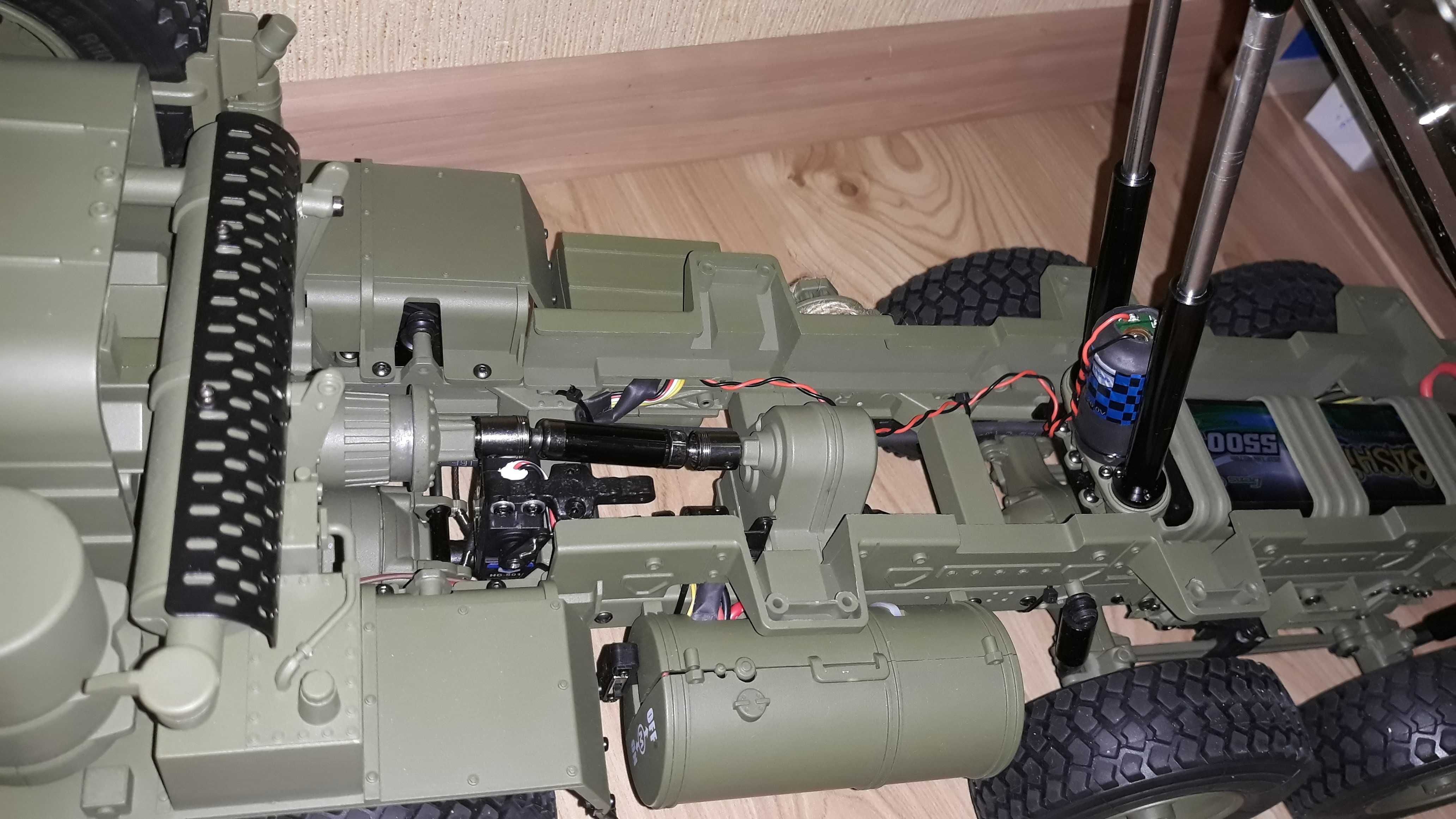 Pojazd wojskowy RC ciężarówka HG P803A Heng Long, Tamiya