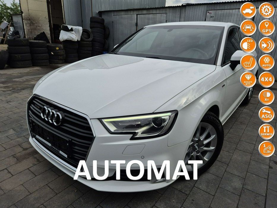 Audi A3 Limousine A3 2.0 TDI S-line quattro 185km S-tronic LED alcantara NAV serwis 2018