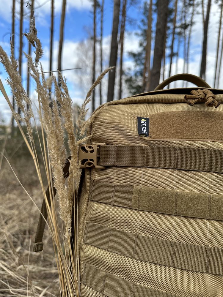 Рюкзак-тактичний-РБІ-Койот(Koyot)-32л.-Molle-Cordura 1000D-Водостікий