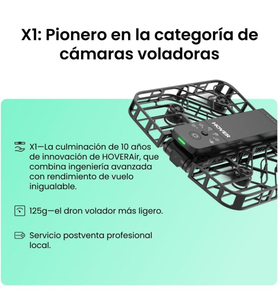 DRONE HOOVER AIR X1 - VIDEO E FOTOS