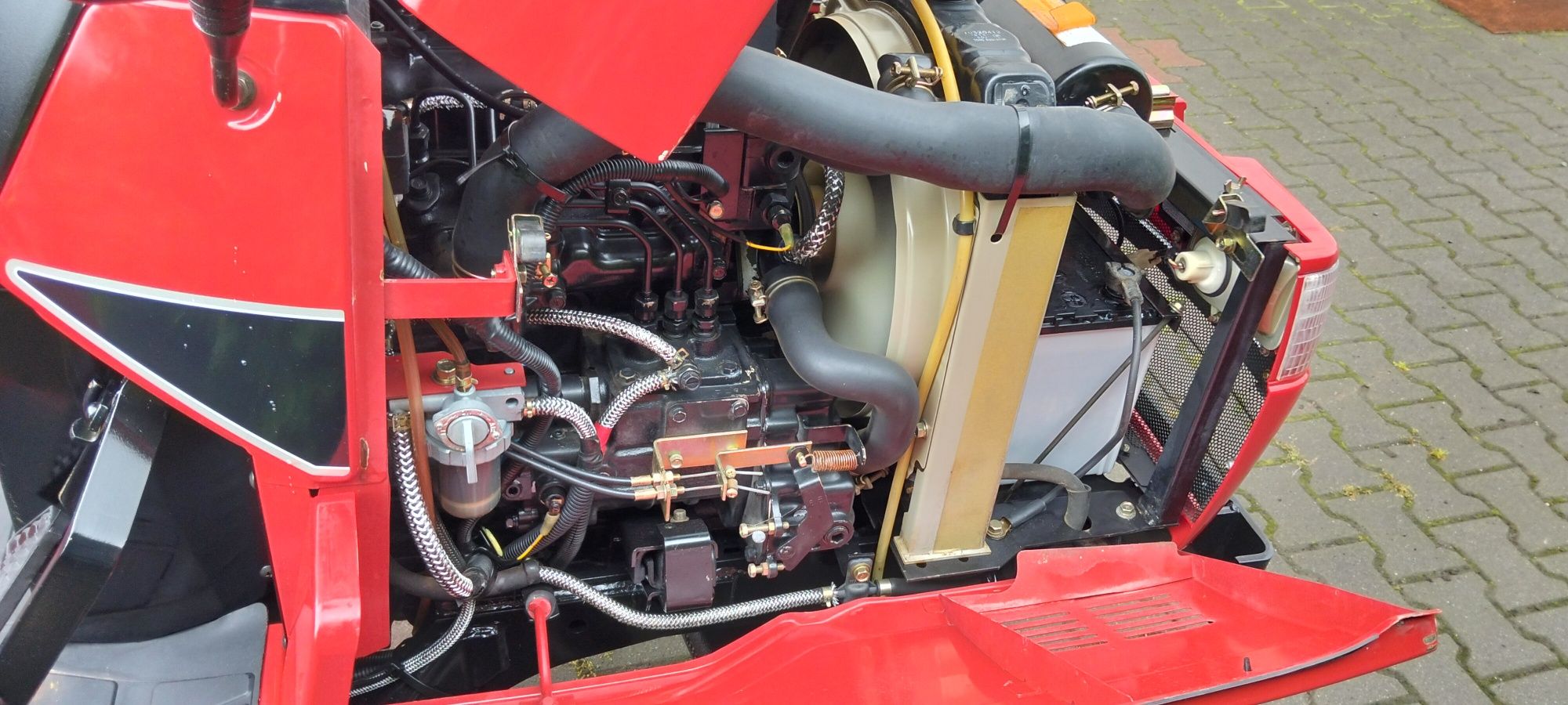 Traktorek 4x4 jak  nowy Mitsubishi 20km ciągnik glebogryzarka Kubota y